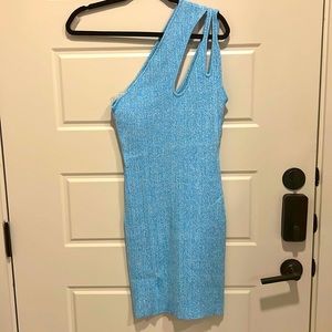 Dress Bodycon Blue size L w/ TAGS brand NBD
